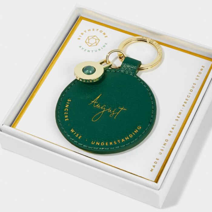 Katie Loxton Birthstone Keyring - August